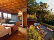 168 Ellis Park House - interior and a view from its green roof