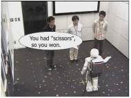 HARK software helps ASIMO judge a vocal variation of rock-paper-scissors game