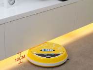 E-Clean EC01 needs only 10cm of clearance to vacuum under your furniture