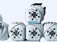 Connected Festo Molecubes