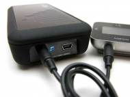 An audio device plugged into Kerchoonz K-box