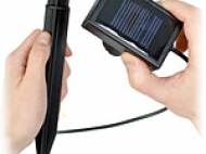 The solar cell and it's holder for the solar powered plant pot