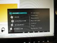 Samsung SyncMaster XL2370 LED Monitor OSD menu