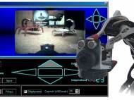 Image gained from the camera of HeXoR II robot 