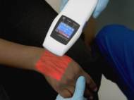 AccuVein portable vein illumination device