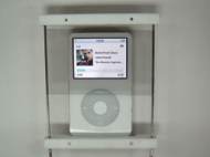 The ultra-thin, nearly transparent film in front of the iPod is actually a loudspeaker made from carbon nanotubes