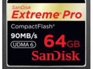 SanDisk Extreme Pro CompactFlash 64GB card