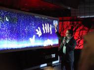 When combined with RFID technology the MicroTiles system can recognize a person in front of it and respond to the movement of the person, thus encouraging the interactivity