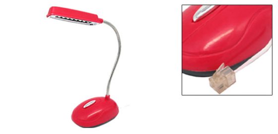 red-rj11-powered-led-lamp